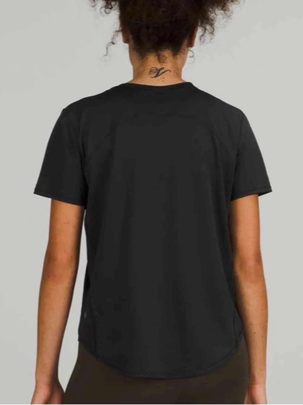 Lululemon High Neck Running and Training T-Shirt
